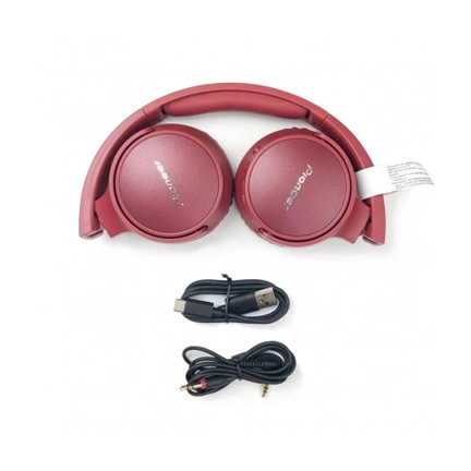 Pioneer SE-S6BN-R piros bluetooth zajszűrős fejhallgató