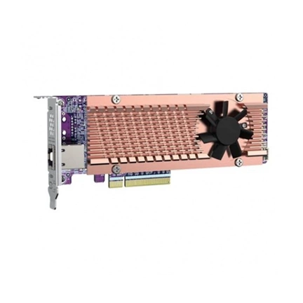 QNAP 1x10GbE + 2x M.2 PCIe Gen 4 NVMe SSD foglalat