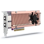 QNAP 2x10GbE + 2x M.2 PCIe Gen 4 NVMe SSD foglalat