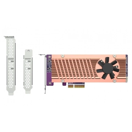 QNAP QM2-2P-344A bővítőkártya 2db NVMe M.2 SSD-hez