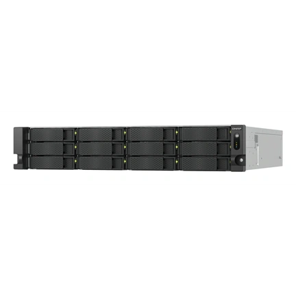 QNAP TS-H1277AXU-RP NAS - redundáns tápellátás, AMD Ryzen 5 7000 sorozat, 16GB, 2,5GbE + 10GbE