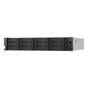 QNAP TS-H1277AXU-RP NAS - redundáns tápellátás, AMD Ryzen 5 7000 sorozat, 16GB, 2,5GbE + 10GbE