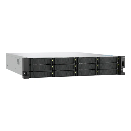 QNAP TS-H1277AXU-RP NAS - redundáns tápellátás, AMD Ryzen 5 7000 sorozat, 16GB, 2,5GbE + 10GbE