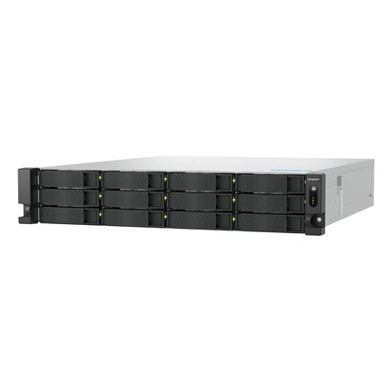 QNAP TS-H1277AXU-RP NAS - redundáns tápellátás, AMD Ryzen 5 7000 sorozat, 16GB, 2,5GbE + 10GbE