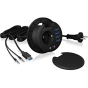 RAIDSONIC ICY BOX IB-HUB1430 4 Port USB 3.0 In-Desk Hub