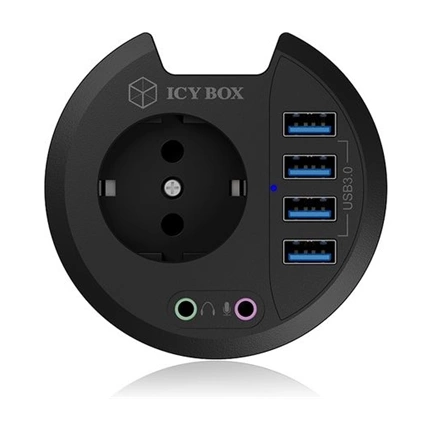 RAIDSONIC ICY BOX IB-HUB1430 4 Port USB 3.0 In-Desk Hub