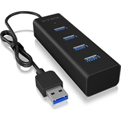 RAIDSONIC Icy-box 4 Port USB 3.0 Hub IB-HUB1409-U3 asztali hub
