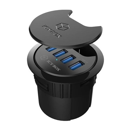 RAIDSONIC Icy-box 4 Port USB 3.0 IB-HUB1403 asztali hub