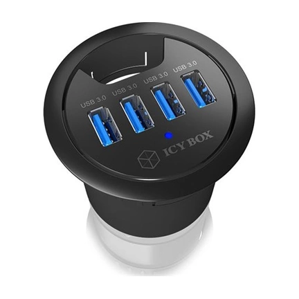 RAIDSONIC Icy-box 4 Port USB 3.0 IB-HUB1403 asztali hub