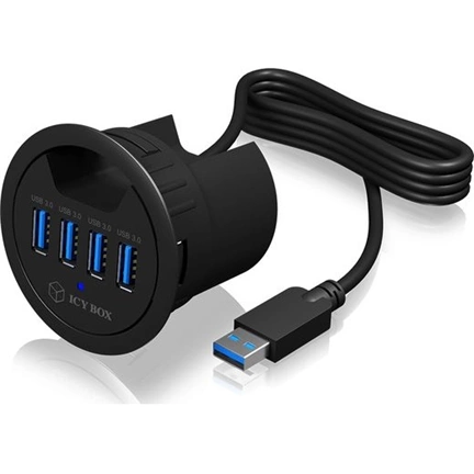 RAIDSONIC Icy-box 4 Port USB 3.0 IB-HUB1403 asztali hub