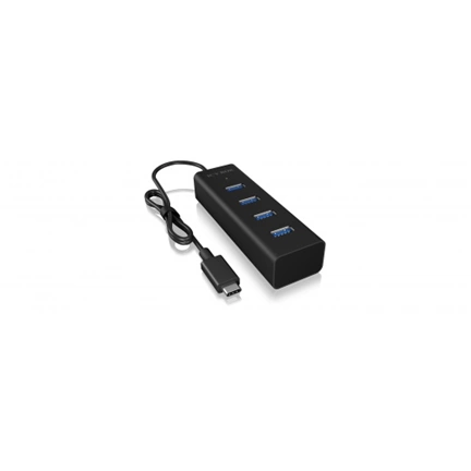 RAIDSONIC Icy-box 4 Port USB 3.0 Type-C IB-HUB1409-C3 asztali hub