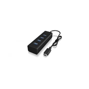 RAIDSONIC Icy-box 4 Port USB 3.0 Type-C IB-HUB1409-C3 asztali hub