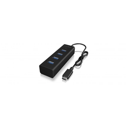 RAIDSONIC Icy-box 4 Port USB 3.0 Type-C IB-HUB1409-C3 asztali hub