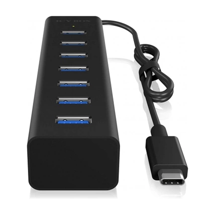 RAIDSONIC IcyBox IB-HUB1700-C3 Type-C™ to 7 port USB 3.0 Hub