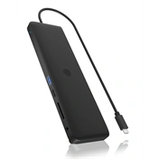 RAIDSONIC Icy Box 11-in-1 Mobile DockingStation with Triple Video Output