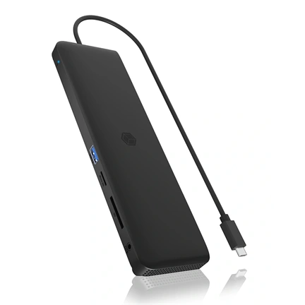 RAIDSONIC Icy Box 11-in-1 Mobile DockingStation with Triple Video Output