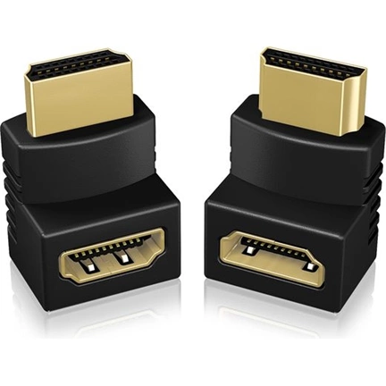 RAIDSONIC Icy Box IB-CB009-1 Set of 2x HDMI® angle adapters with two different directions