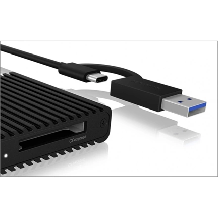 RAIDSONIC Icy Box IB-CR404-C31 CFexpress USB 3.2 Gen 2 Type-A/C