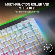 RAZER BlackWidow V4 75% - White edition - US