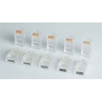 ROLINE UTP Cat.5e Modular Plug, 8p8c, unshielded, for Stranded Wire 10 pcs.