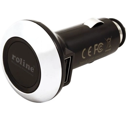 ROLINE usb autós töltő 2 portos LED max 3,1A