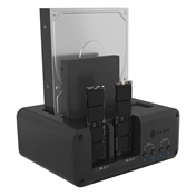Raidsonic Icy Box Club Case 2925 - 4 rekeszes ház 2 db M.2 NVMe és 2 db 2,5"/3,5" HDD/SSD számára