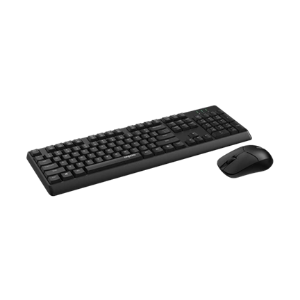 Rapoo 8150M billentyűzet + egér - vezeték nélküli, Bluetooth (4.0+5.0) + 2,4GHz, csendes