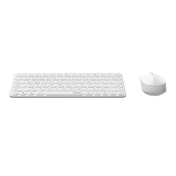 Rapoo 9010M billentűzet + egér - vezeték nélküli, Bluetooth (4.0+5.0) + 2,4GHz, fehér