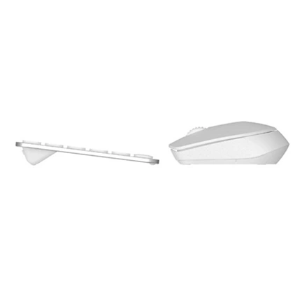Rapoo 9010M billentűzet + egér - vezeték nélküli, Bluetooth (4.0+5.0) + 2,4GHz, fehér