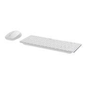 Rapoo 9010M billentűzet + egér - vezeték nélküli, Bluetooth (4.0+5.0) + 2,4GHz, fehér