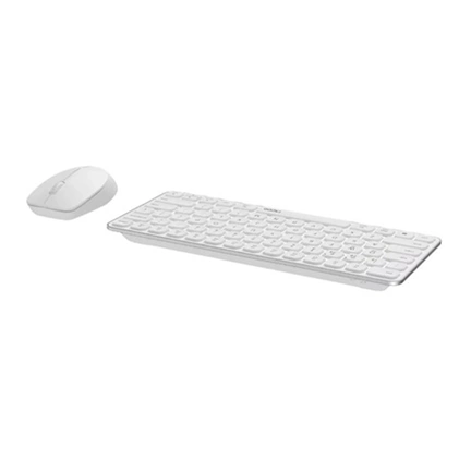 Rapoo 9010M billentűzet + egér - vezeték nélküli, Bluetooth (4.0+5.0) + 2,4GHz, fehér