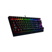 Razer BlackWidow V3 Tenkeyless billentyűzet - kompakt, Chroma RGB, mechanikus, green switch, UK, fekete