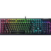 Razer BlackWidow V4 X billentyűzet - Chroma RGB, mechanikus, green switch, angol (UK) kiosztás, fekete