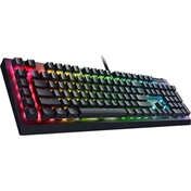 Razer BlackWidow V4 X billentyűzet - Chroma RGB, mechanikus, green switch, angol (UK) kiosztás, fekete