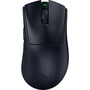 Razer DeathAdder V4 Pro egér - esport játékhoz tervezett, ergonomikus, 45000dpi, vezetékes és vezeték nélküli, fekete