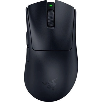 Razer DeathAdder V4 Pro egér - esport játékhoz tervezett, ergonomikus, 45000dpi, vezetékes és vezeték nélküli, fekete