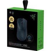 Razer DeathAdder V4 Pro egér - esport játékhoz tervezett, ergonomikus, 45000dpi, vezetékes és vezeték nélküli, fekete