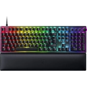 Razer Huntsman V2 billentyűzet - Chroma RGB, mechanikus, linear (red) kapcsolók / UK / fekete
