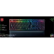Razer Huntsman V2 billentyűzet - Chroma RGB, mechanikus, linear (red) kapcsolók / UK / fekete