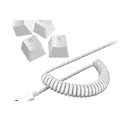 Razer Keyboard PBT Keycap + Coiled Cable Upgrade Set - Mercury White