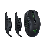 Razer Naga V3 Pro - MMO gaming egér, 12/6/2 gombos oldalpanelek, 50K DPI, fekete