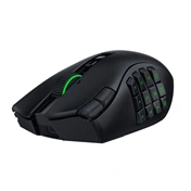 Razer Naga V3 Pro - MMO gaming egér, 12/6/2 gombos oldalpanelek, 50K DPI, fekete