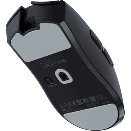 Razer Viper V3 Pro egér - esporthoz tervezett, ultrakönnyű, vezetékes + vezeték nélküli, szimmetrikus, 35000dpi, fekete
