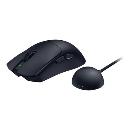 Razer Viper V4 Pro egér - esporthoz tervezett, ultrakönnyű, vezetékes + vezeték nélküli, szimmetrikus, 50000dpi, fekete