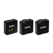Rode Wireless GO GEN3 kompakt két csatornás digitális vezeték nélküli mikrofon rendszer adóba épített mikrofonnal, black Rode Wireless GO GEN3 kompakt két csatornás digitális vezeték nélküli mikrofon rendszer adóba épített mikrofonnal, black