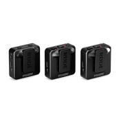 Rode Wireless GO GEN3 kompakt két csatornás digitális vezeték nélküli mikrofon rendszer adóba épített mikrofonnal, black Rode Wireless GO GEN3 kompakt két csatornás digitális vezeték nélküli mikrofon rendszer adóba épített mikrofonnal, black