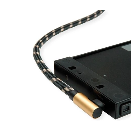 Roline Adapter USB-C - USB 2.0 0,8m Gold-Black