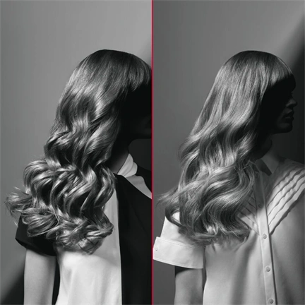 Rowenta CF321LF0 Karl Lagerfeld hajsütővas 25 mm fekete-piros