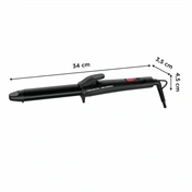 Rowenta CF321LF0 Karl Lagerfeld hajsütővas 25 mm fekete-piros