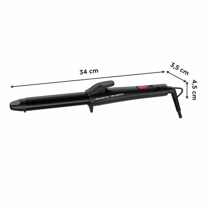 Rowenta CF321LF0 Karl Lagerfeld hajsütővas 25 mm fekete-piros